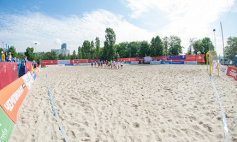 Открытие сайта "Лиги Чемпионов Бизнеса" по пляжному футболу